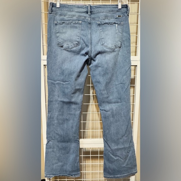 RanCan Lightly Distressed Light Blue Bootcut Jeans Women’s Size 14 - Picture 10 of 10